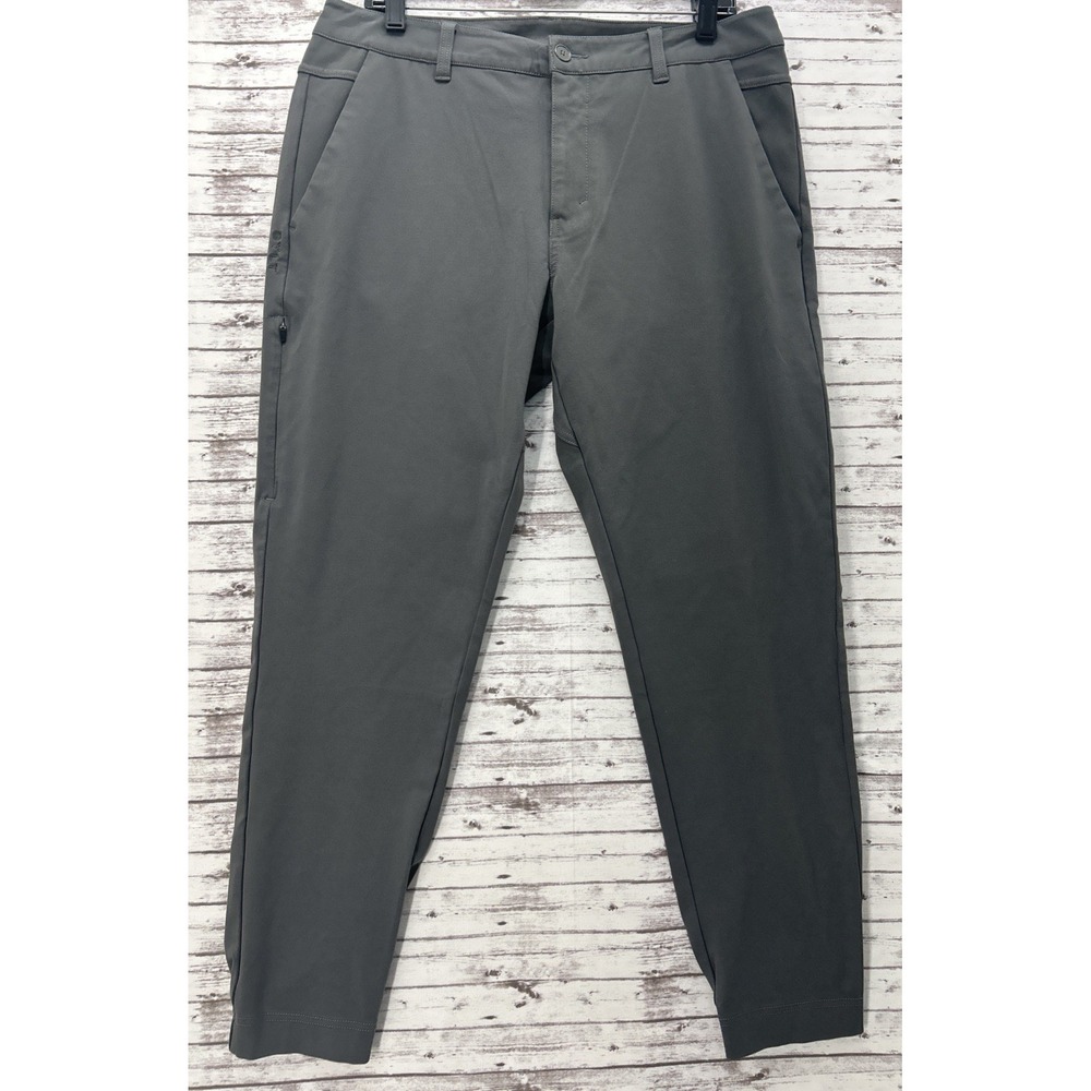 BYLT Everyday Jogger Pants Mens 36x28 Gray Slim Fit Stretch Tapered Athletic